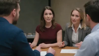 Los empleados participaron en una reunión de colaboración