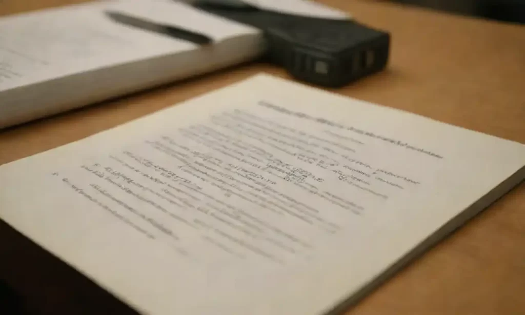 Lista de documentos requeridos sobre el curso