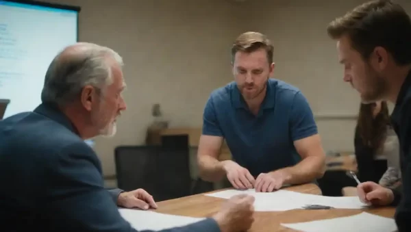 Profesionales que participan en un taller