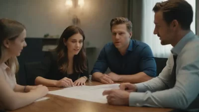 Equipo diverso colaborando en torno a una mesa