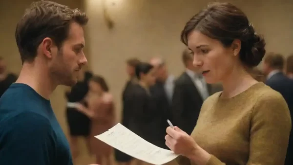 Dos personas participaron en un debate respetuoso