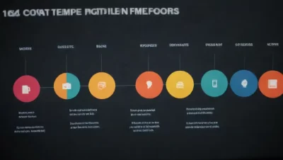 Un gráfico que ilustra objetivos a corto