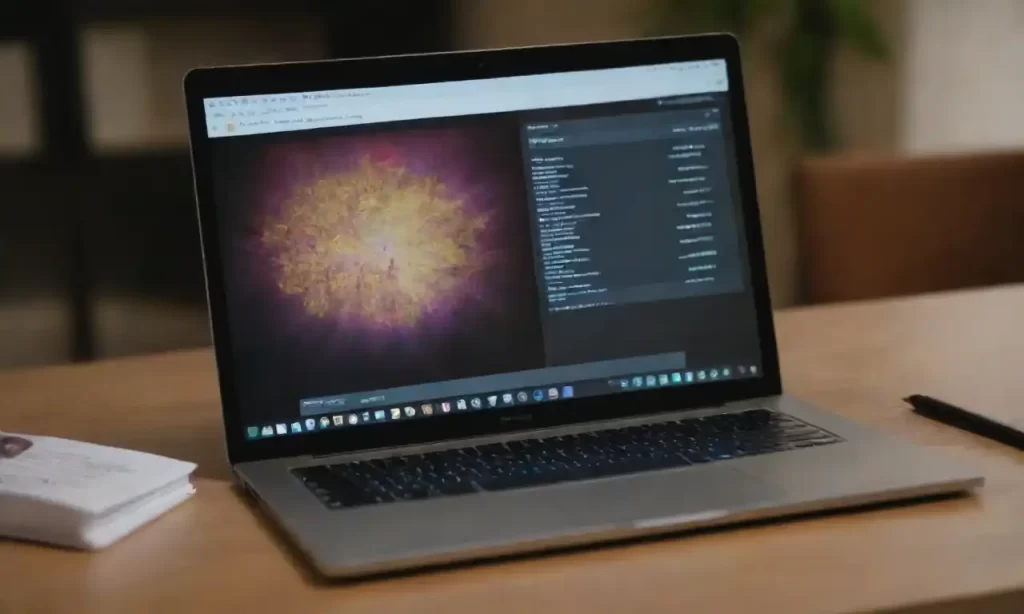 Comparación lado a lado de un CV impreso y una cartera digital mostrada en un portátil.